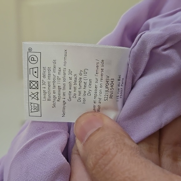 Sezane Dilo Long Pleaded Flowy Skirt - Picture 9 of 9